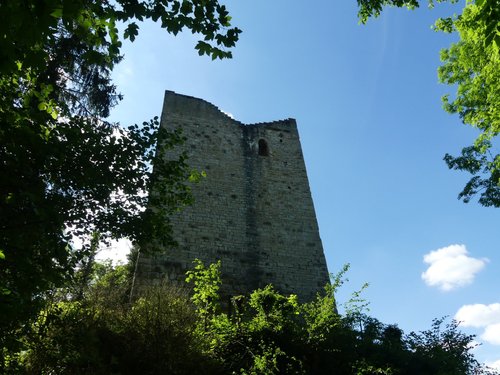 SUISSE SWITZERLAND Canton du JURA BONCOURT la tour de Milandre 