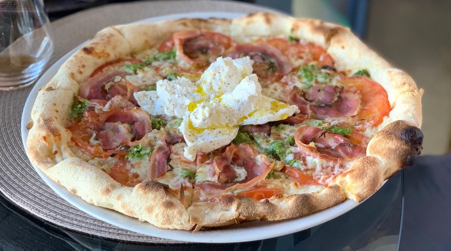 Pizza Bianca di Neve c/ Burrata 