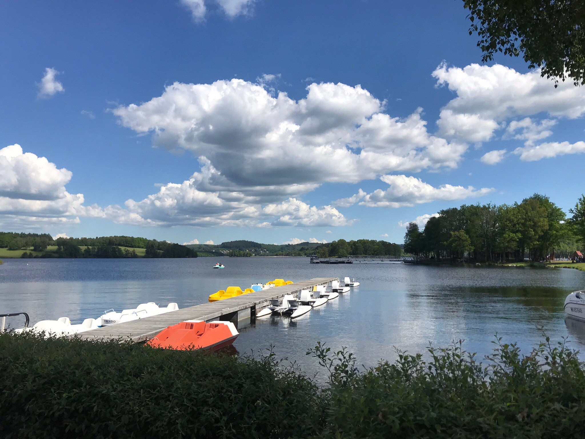 Tour du lac 2024 de vassiviere en velo