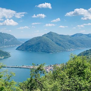 Lugano, Switzerland. 29th Nov, 2020. General view of Monte Bré