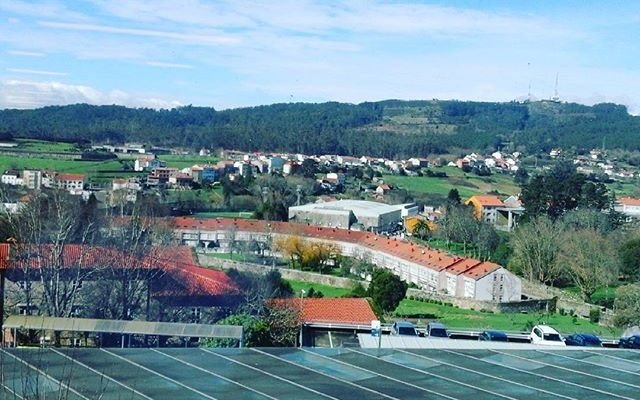 increíble vista desde la biblioteca publica Anxel Casal.