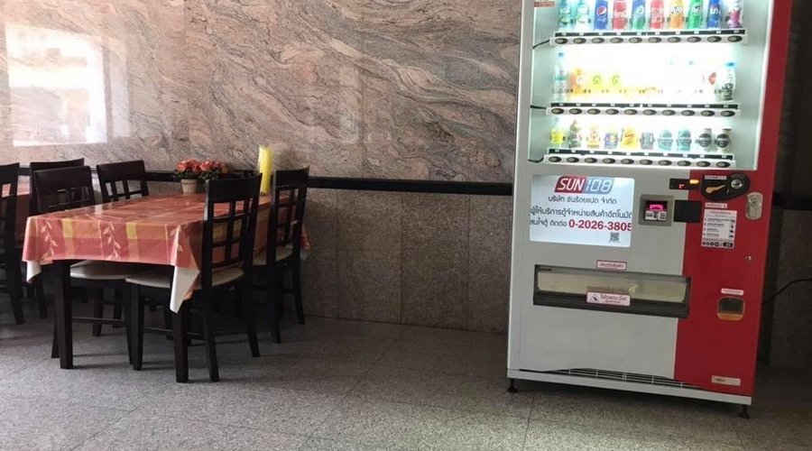 Vending machine at lobby