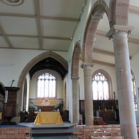 inside the church, quite simplistic but beautiful...