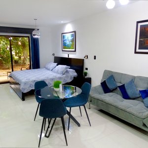This is one of our beautiful Studio King Suites we have.