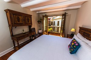 Antigua Casona San Blas in Cusco, image may contain: Hotel, Resort, Cushion, Furniture