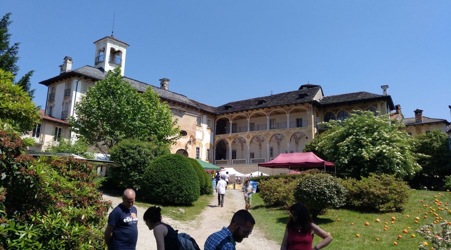 villa vista dal parco