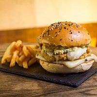 También tenemos una versión vegetariana de nuestras Hamburguesas!!