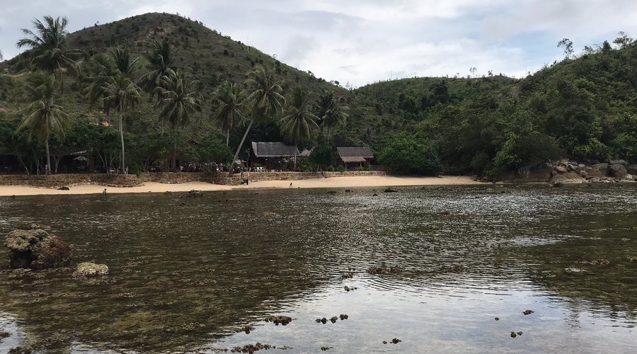 Beautiful view to the beach