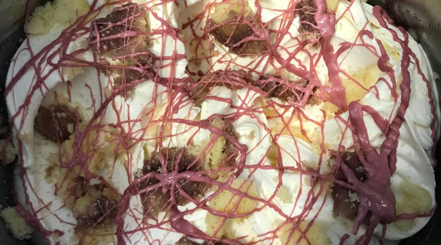 Stracciatella con cioccolato Ruby.