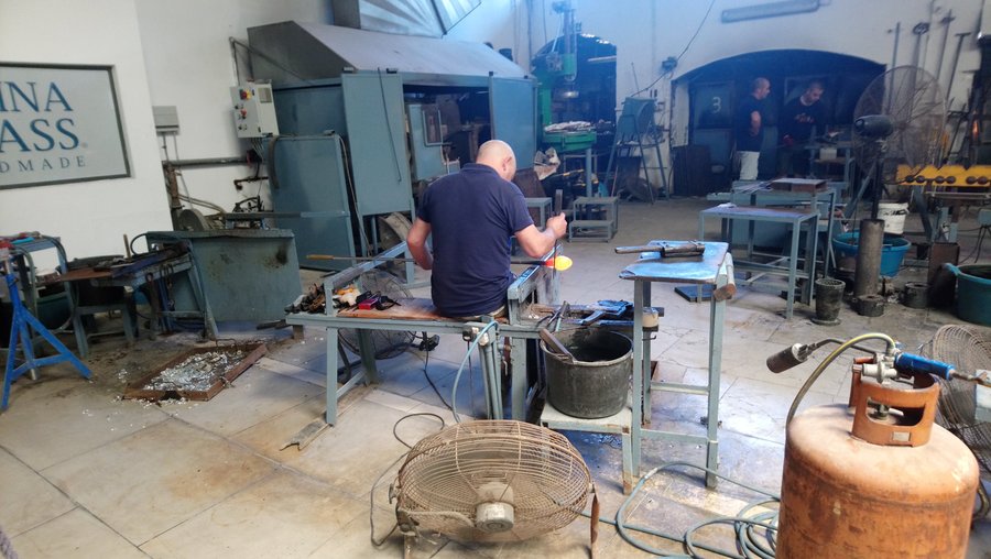 Glass blowers