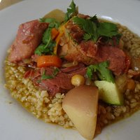 Subtil couscous d'agneau au boulgour