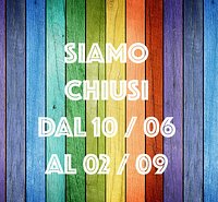 CHIUSURA ESTIVA