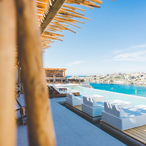 Super Paradise Hotel — on Super Paradise Beach, a Mykonos favorite