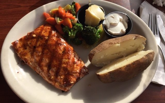 Fresh, wildcaught salmon
