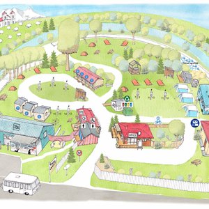 Map of the Raetihi Holiday Park