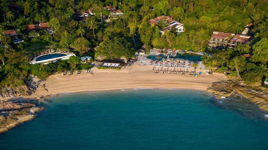 Secluded beach