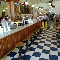 Soda Fountain with stools