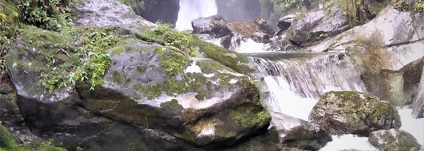 Alta Waterfall at Pico Bonito National Park, Honduras.