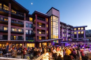 Limelight Hotel in Snowmass Village, image may contain: City, Urban, Neighborhood, Lighting