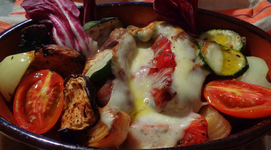 Vegetable & Sausage Bake (Sausage e Verdure al Forno)