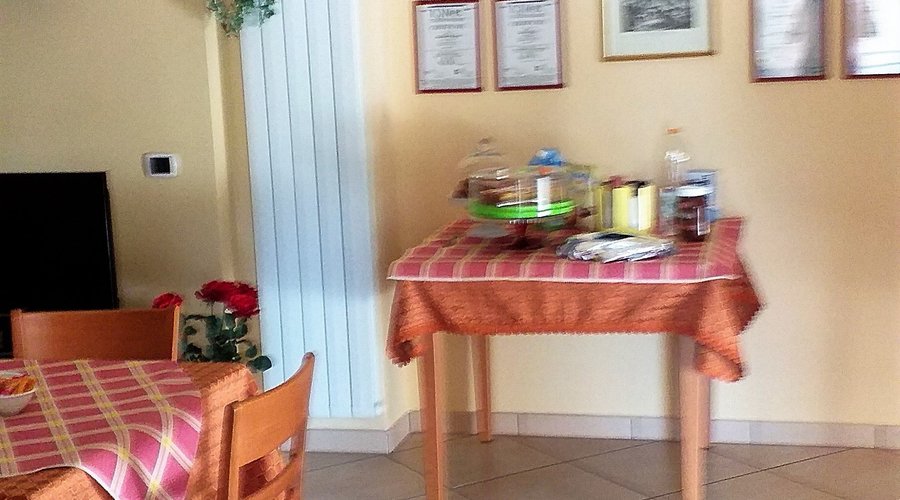 un angolo della sala colazioni