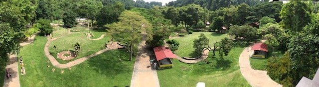 Panaromic view of the park