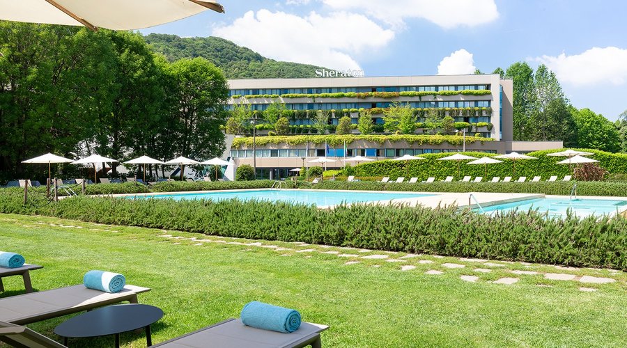 Solarium in our park and pool