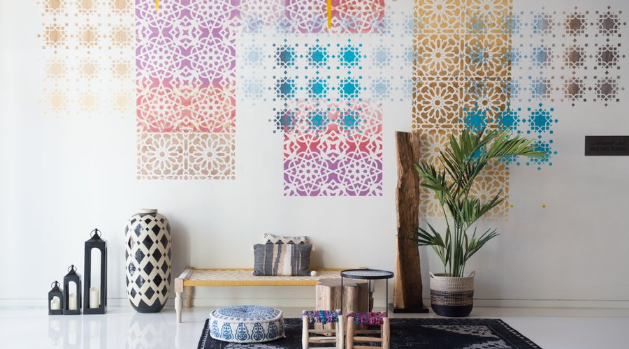 Beautiful and Aesthetic decor in the lobby area. Take your Instagram picture here