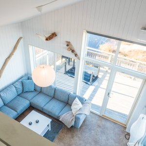 Vardagsrum i familjehus