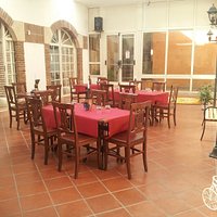 La sala centrale completamente verandata