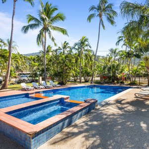 Our pool area