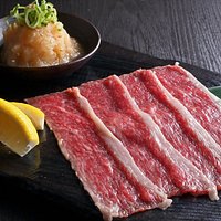和牛の薄切り焼き