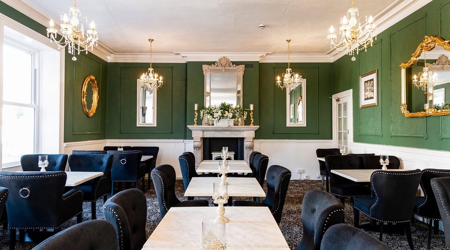 Large stylish dining room