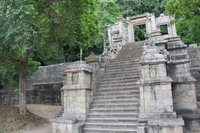 The ancient rock fortress of Yapahuwa is similar to, but smaller than,  Sigiriya. Dating from the 13th century, it was the capital and main  stronghold of King Bhuvanekabahu I (1272 - 1284)