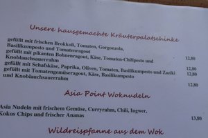 Speisekarte