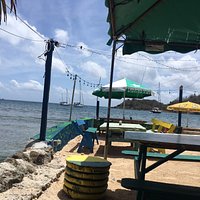 Chill area to get a drink - right on the water!
