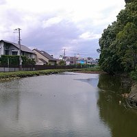 This part of the moat used to be used as a fishing pond.