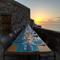 Tramonto suggestivo dalla terrazza del Bastione
