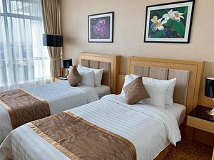 Hotel Tenera in Bandar Baru Bangi, image may contain: Cushion, Home Decor, Furniture, Bed