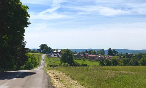 The view from top of the hill 