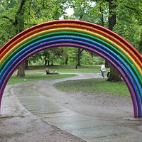 Rainbow sculpture