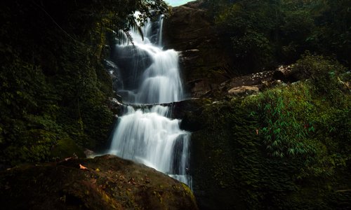 Waterfalls at Mankulam is the best of all .  11 indegenious waterfalls of which aanayadikuth waterfall as seen in the phot is the best of all.