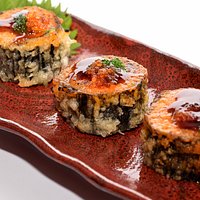 "Arigato" Sushi roll is one of chef's specials