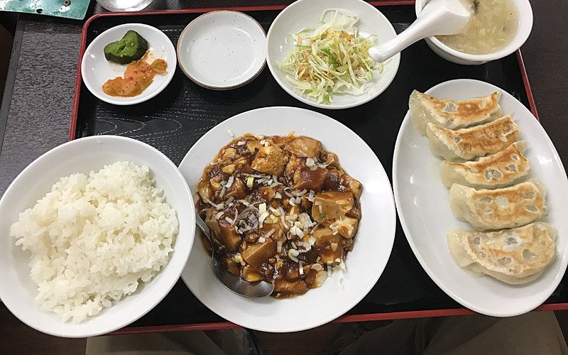 ランチ餃子定食