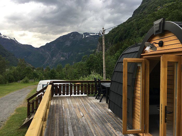 Rideau de douche Camping-car au camping norvégien 