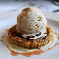 Apple Tart with Ice Cream