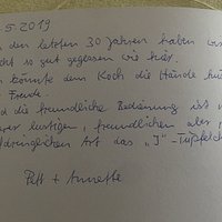 Aus dem Gästebuch der Pilgergaststätte 👨🍳🙏