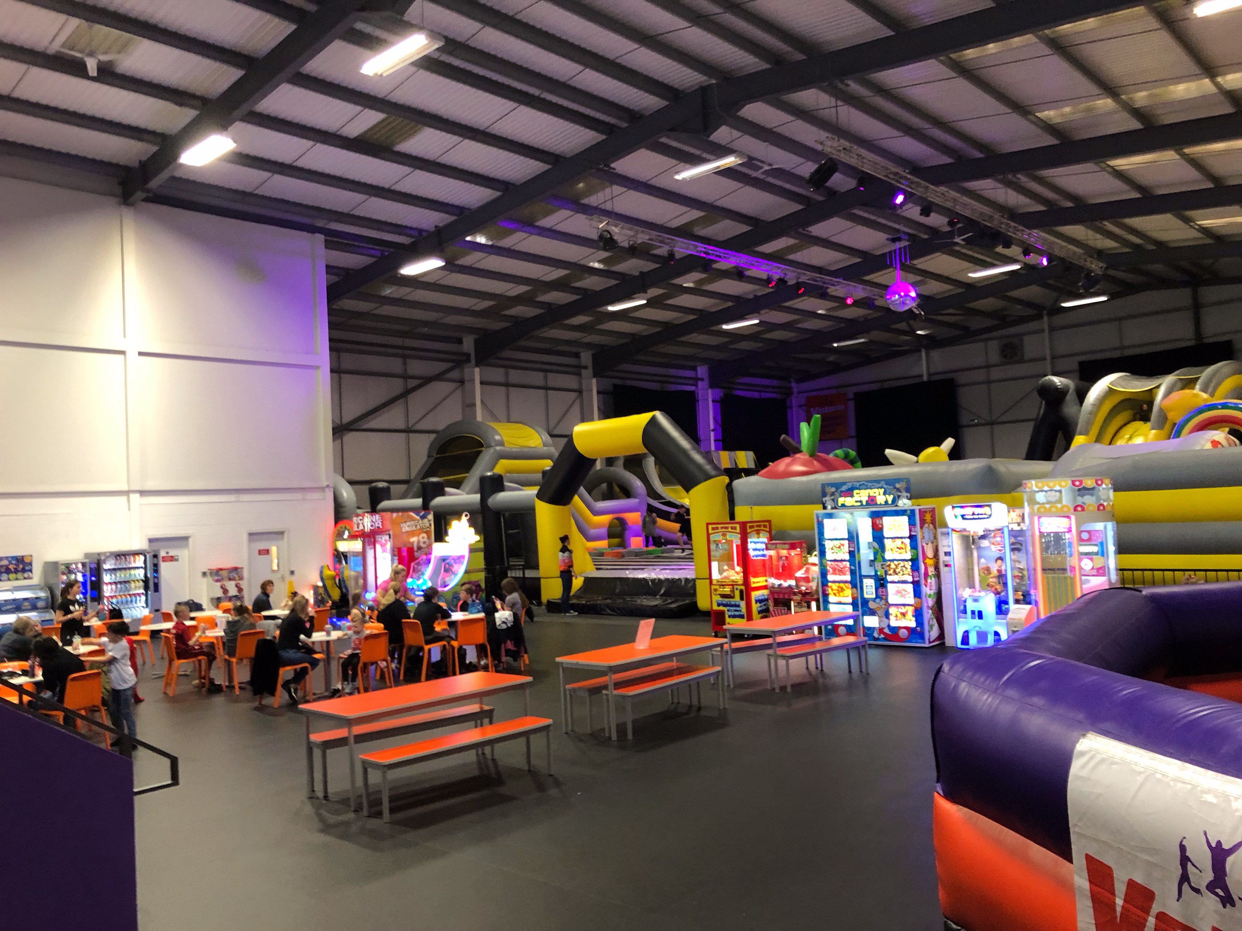 Velocity trampoline outlet park