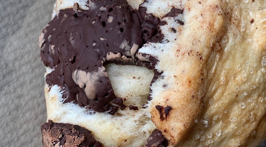 Chocolate and cream scone