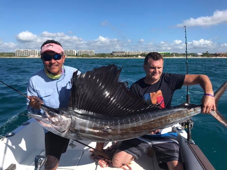 fishing in playa del carmen in january